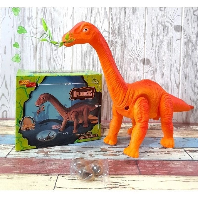 BEST SELLER Mainan anak robot dinosaurus besar/bisa bertelur dan berjalan murah meriah