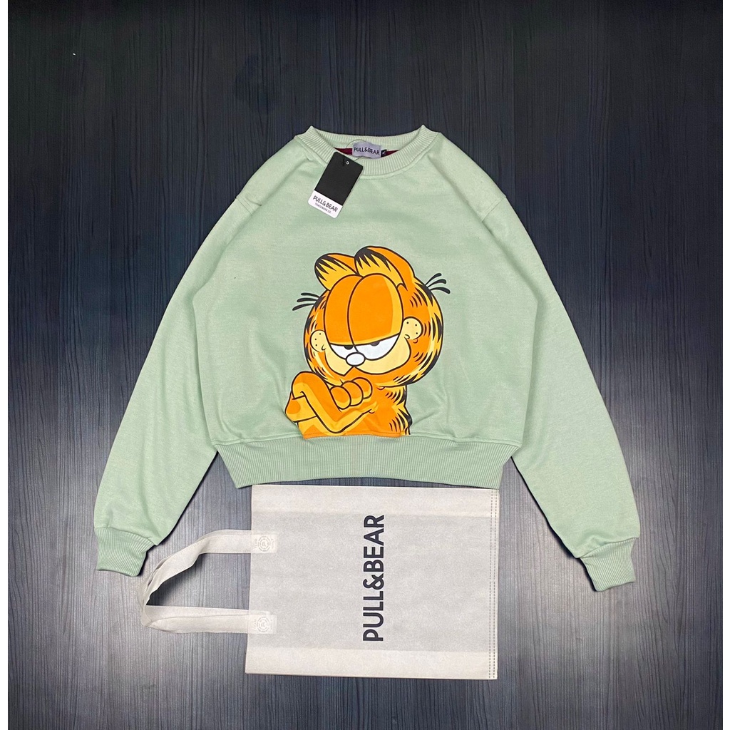 Crewneck Sweater Crop Pullnbear