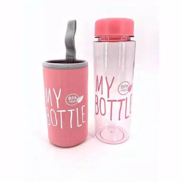 Botol minum MY BOTTLE pouch busa New warna /infused water botol minum plastik