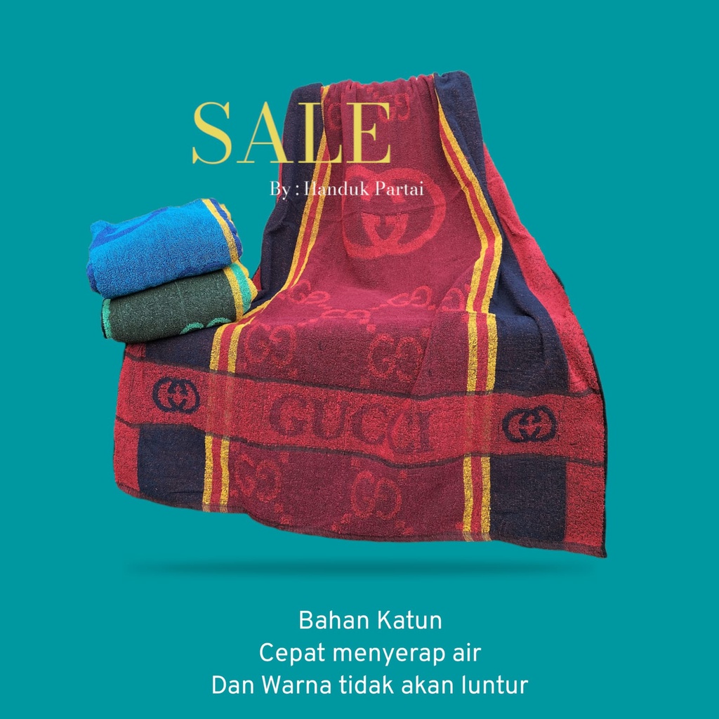 Handuk MANDI Gucci Jumbo 80x150 - Handuk Mandi Dewasa - Handuk Tebal - Handuk Murah - Handuk Gucci /