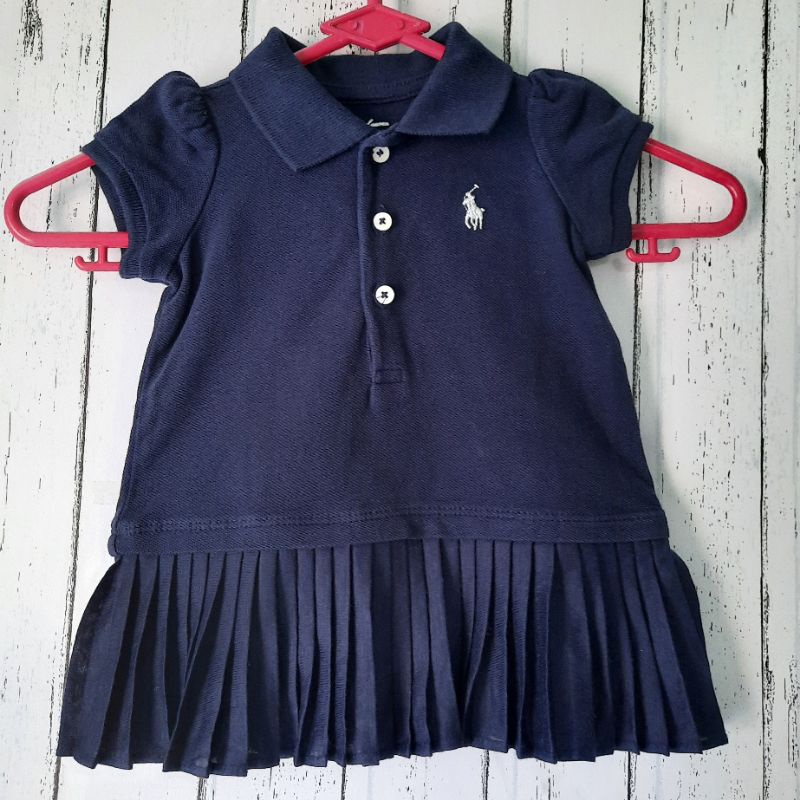 3-6 Bulan Dress Bayi Polo Shirt Ralph Lauren Original Like New