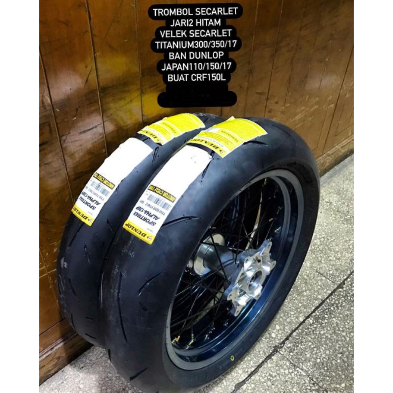 Velg SCARLET Titanium Set Supermoto - CRF 150 L