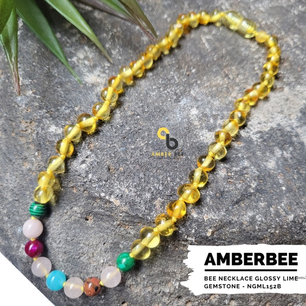 Kalung Amber Bayi &amp; Anak by AMBERBEE Premium Gemstone NGMG152