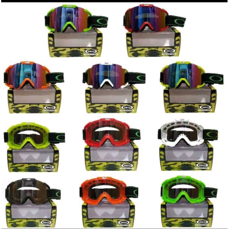 KACA VISOR HELM CROSS / TRAIL MERK INKO