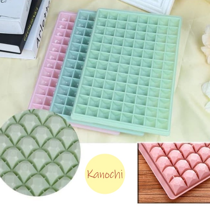 Cetakan Es Batu Kubus Kotak Diamon Jelly Agar Ice Cube Tray 96 Grid