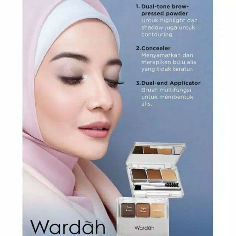 Eyebrow Kit Wardah Alis Waterprof