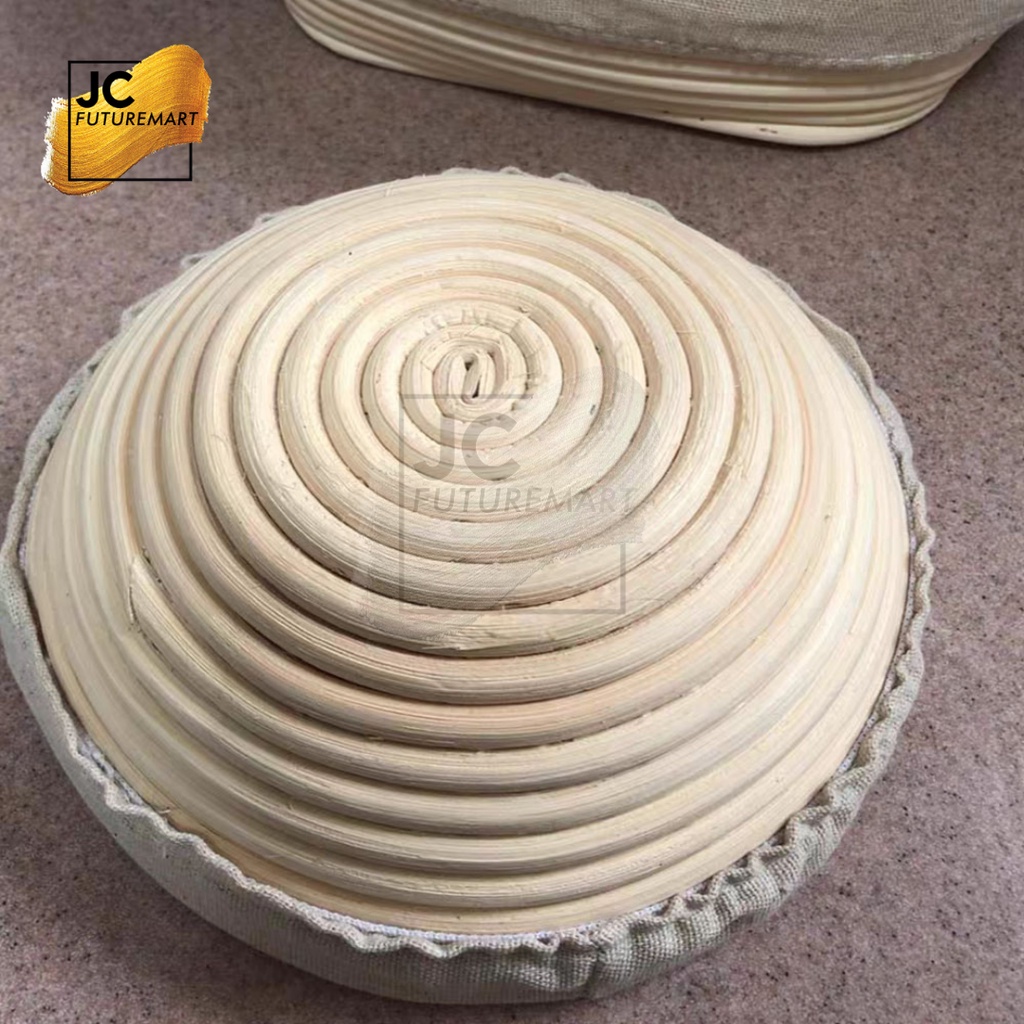 BANNETON ROTI BULAT ROTAN / RATTAN BASKET PROOFING DOUGH ROUND