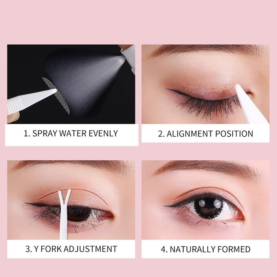 WATERPROOF INVISIBLE DOUBLE EYELID STICKERS PRAKTIS