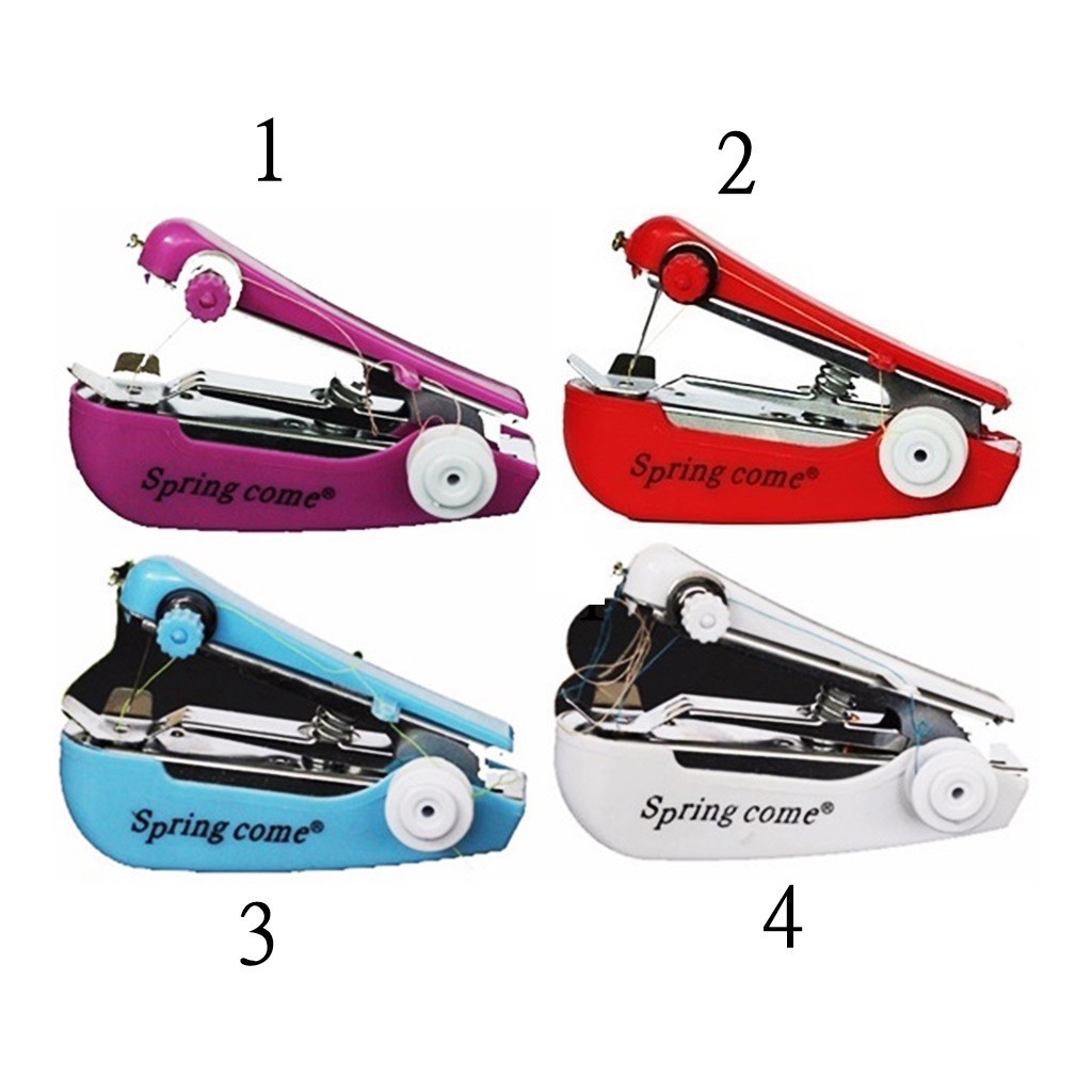 Alat Mesin Jahit Mini Portable Tangan Portabel Murah Baju Celana Sewin-3