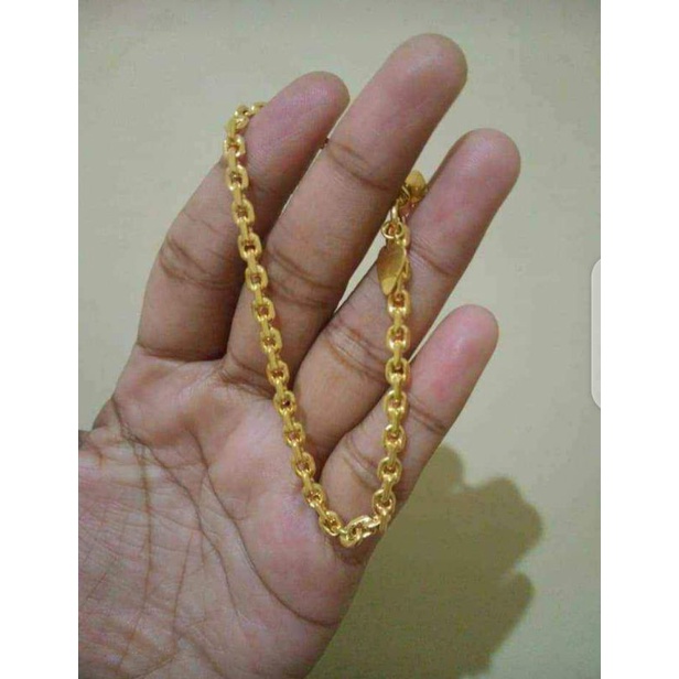 Gelang medan/Nori Lapis Emas MURNI 24karat