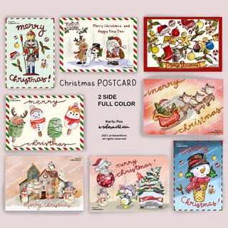 (writeswithirin) Kartu Pos/ Postcard/ Post Card/ Penpal/ Postcrossing Christmas/ Natal