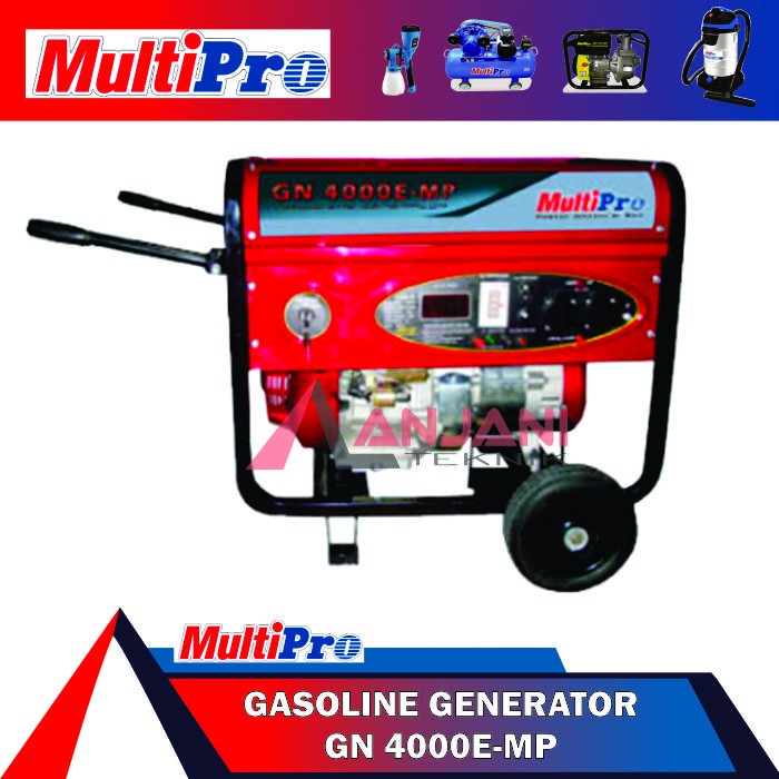 MESIN GENSET LISTRIK BENSIN 3500 WATT 3.5 KW MULTIPRO GN 4000 E-MP GENERATOR 3500WATT GN4000 4000E