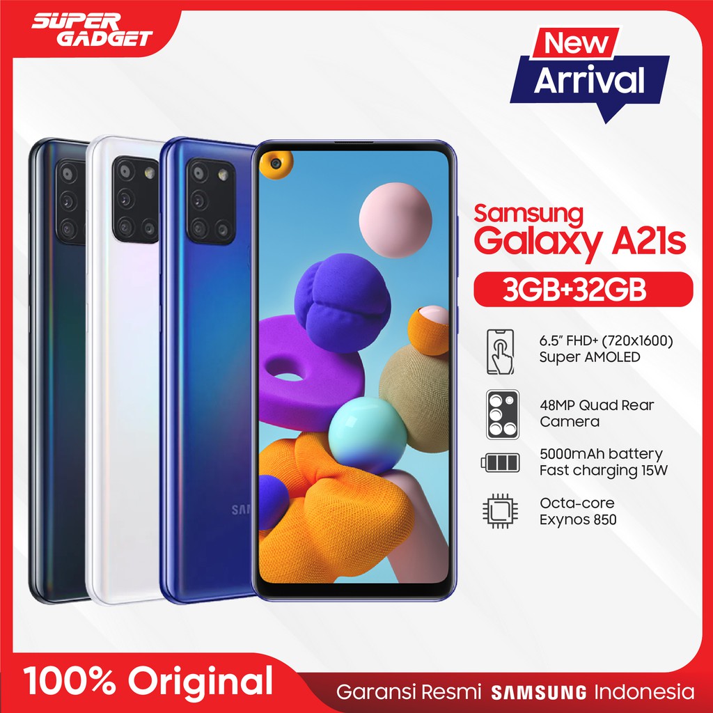 Samsung Galaxy A21s [3GB/32GB] - Garansi Resmi | Shopee