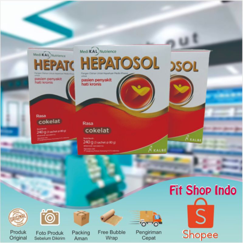 

Hepatosol Cokelat 240gram