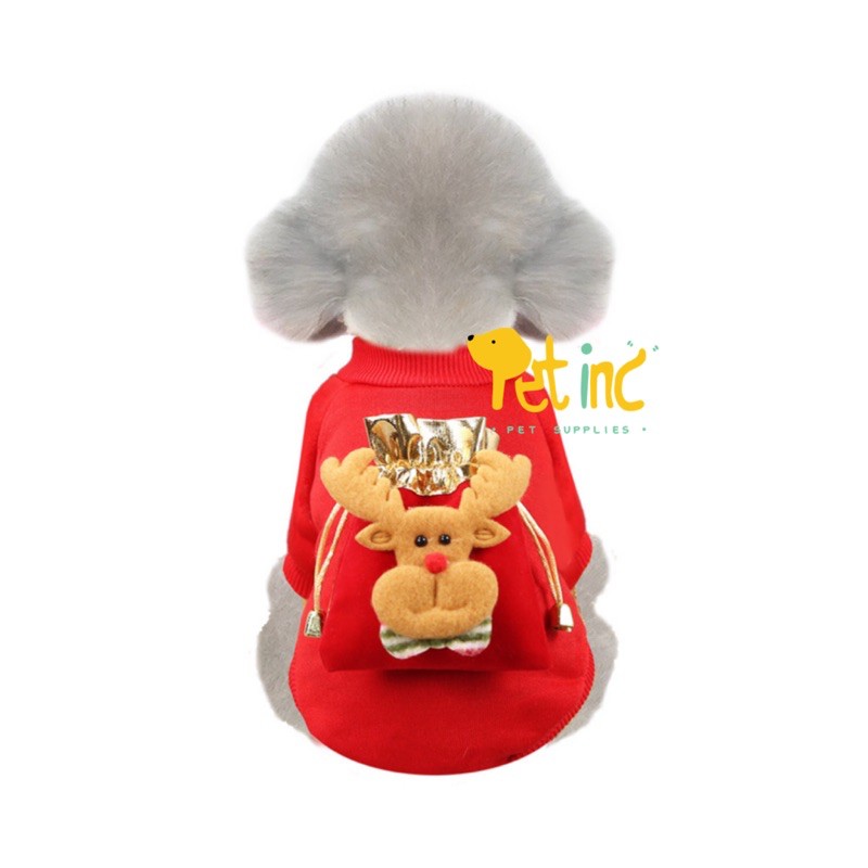 Rudolf chrismas bag top