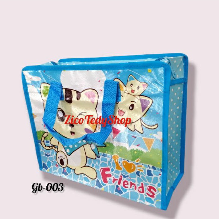 TasKarung 30x24 Tote Fancy  Goodie bag ulang tahun Tas bingkisan ulang tahun  Tas Souvenir-3