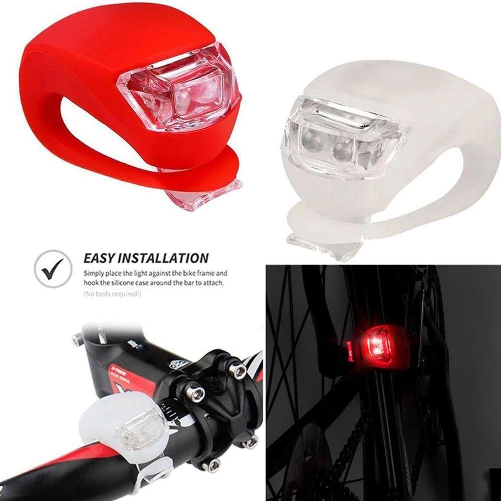 Agustina Lampu Depan Sepeda Aksesoris Sepeda Lampu Belakang Sepeda Bersepeda Luar Ruangan Safety Warning Lamp Bike Lamp 3mode Bike Light