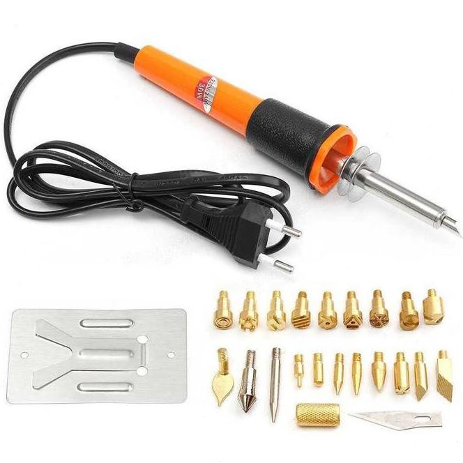 

WF201 Terbaru Alat Lukis Wood Burning Pen Pyrography Set 30W Termurah