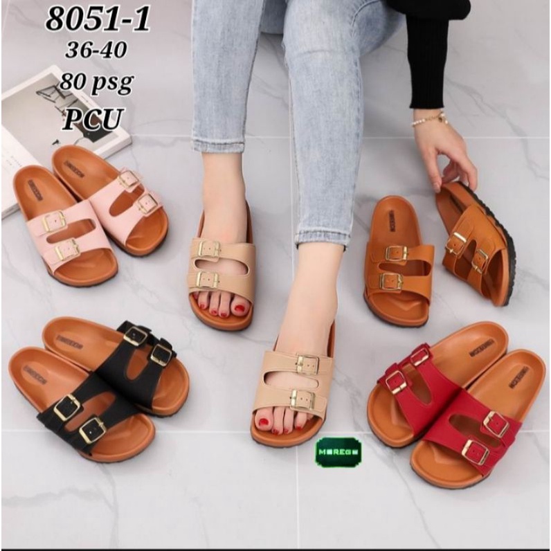 SANDAL SLOP BAN DUA GESPER GOLD MOREGO 8051-1 Dan Mokaya 8038-1A