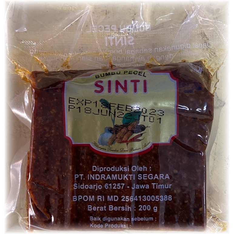 

sinti sambel pecel 100gr / 200gr / bumbu pecel