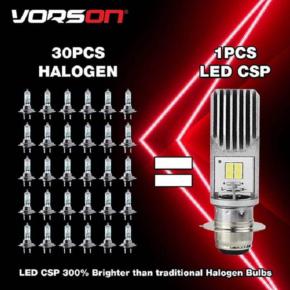 Lampu Depan Led Motor Bebek Matic Vorson H6 Led