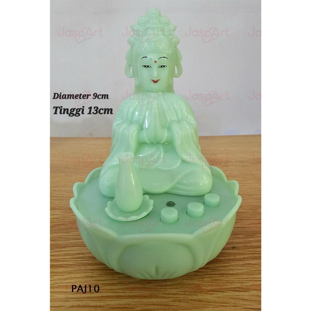 Pajangan Patung Biksu Monk Radio Lagu Audio Tape Musik Music Player Doa Sembahyang Sembayang Meditasi Matra Buddha Budha