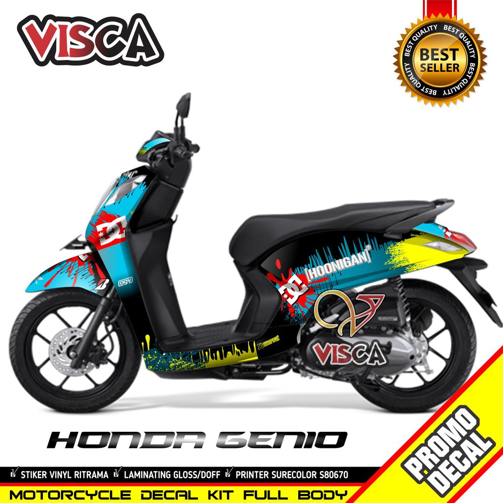 decal genio full body stiker motor genio stiker genio full body sticker motor genio Kenblock