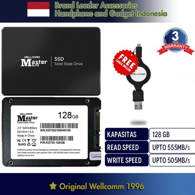 Wellcomm SSD 120 GB SATA III 2.5" / SSD Murah / SSD 120GB CADDY