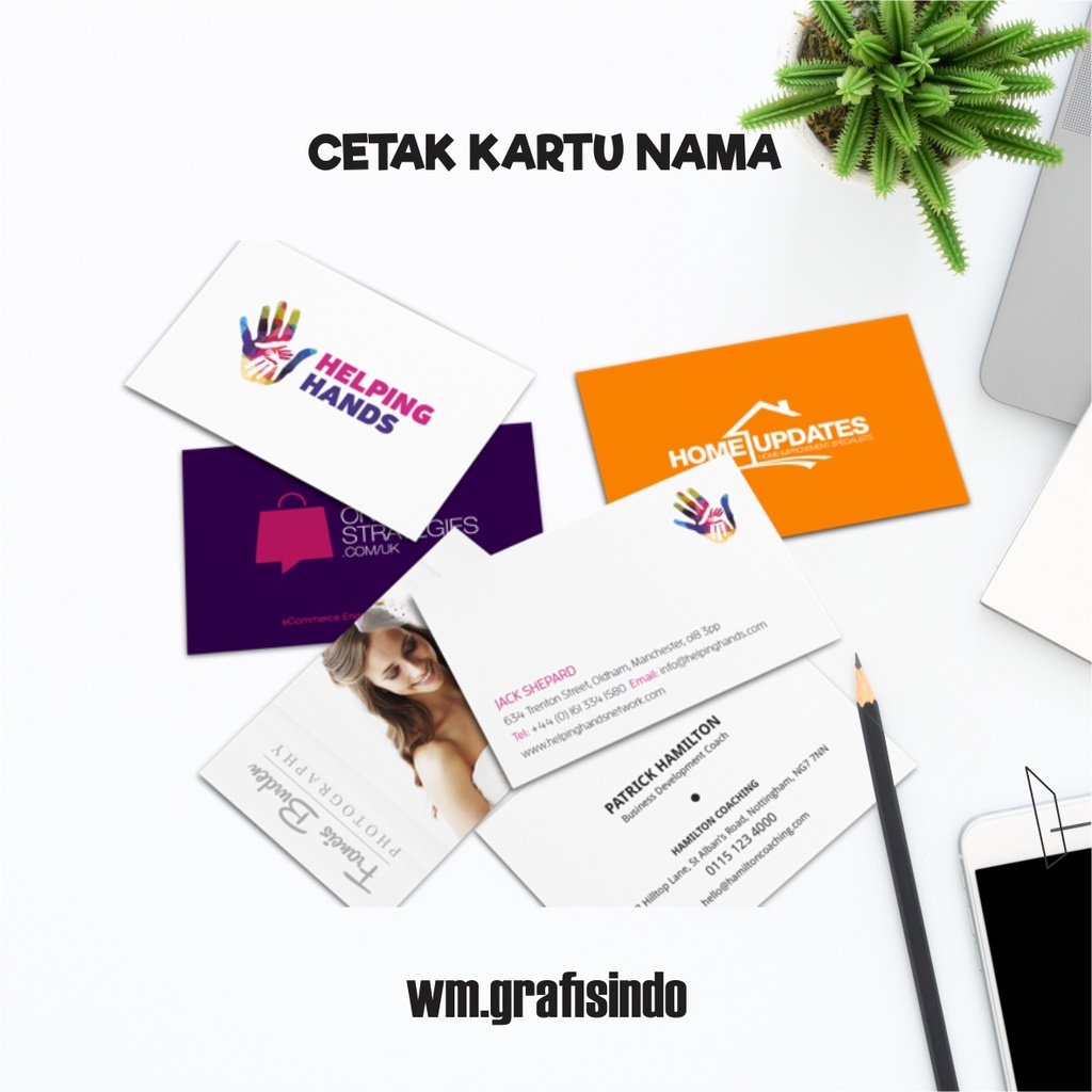 

wm.id - Cetak Kartu Nama Free Design dan Free box (Laminasi Doff / Glossy)