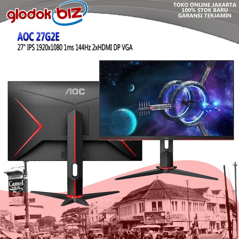 LED AOC 27G2 27" IPS 1920x1080 1ms 144Hz 2xHDMI DP VGA