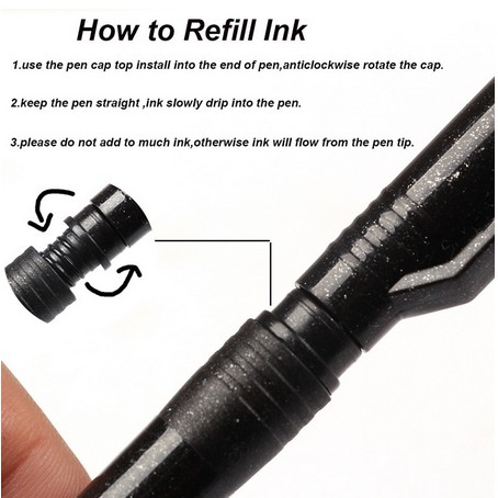 Refillable Calligraphy Brush Pen (4pcs)