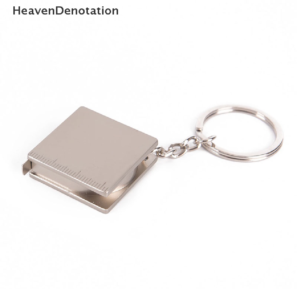 [HeavenDenotation] 1pc Mini practical tape measure keychain key chain ring keyring key fob holder