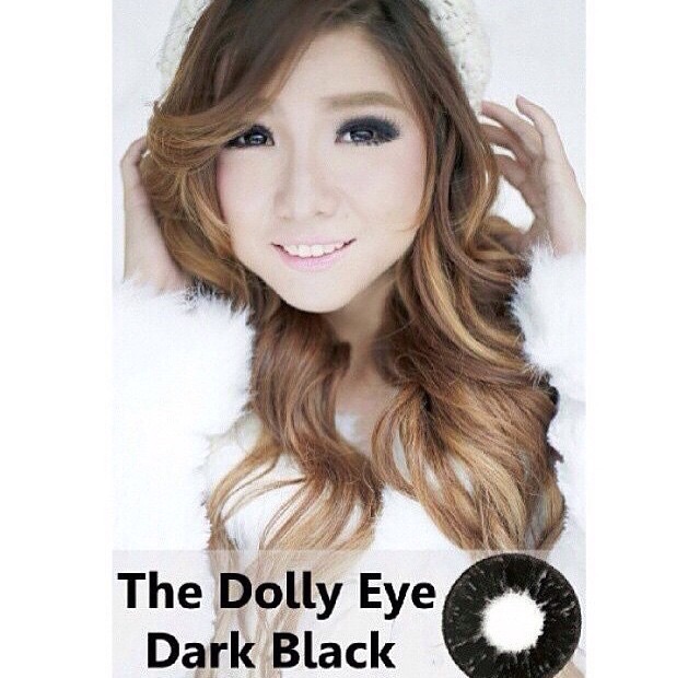 Softlens The dolly eye gray brown blue violet choco black pink