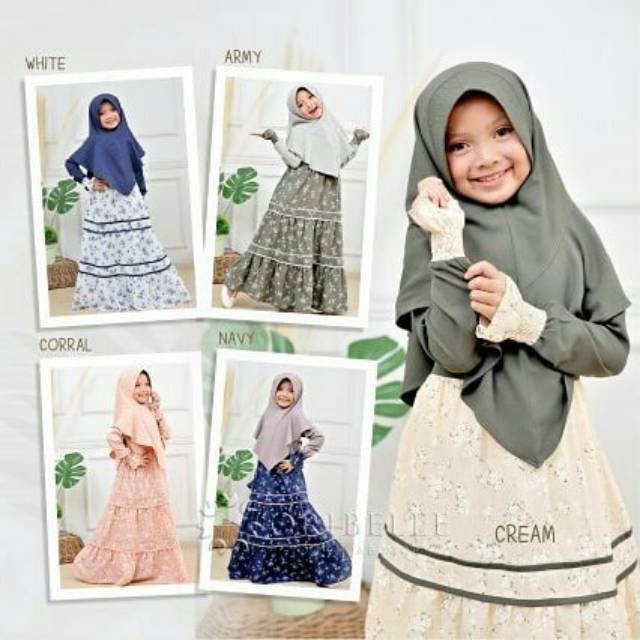 ALANA / ORIBELLE / ORIBELLE KIDS / GAMIS ANAK / BAJU MUSLIM