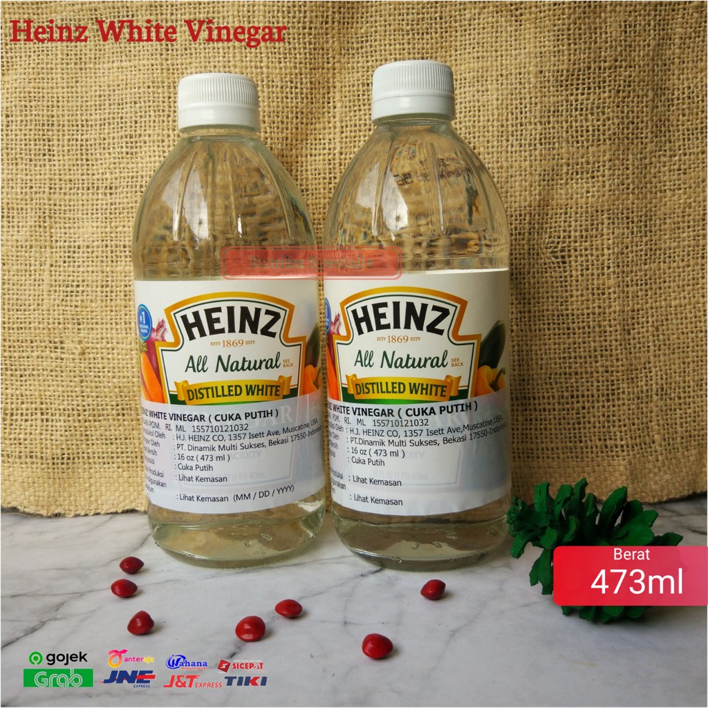 CUKA PUTIH 473 ML/ HEINZ DISTILLED WHITE VINEGAR 16 OZ