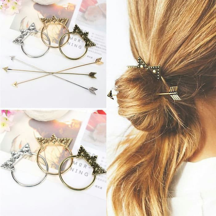 JJ0088 - Women Hair Sticks Headwear Hair Clip Hairpin Hair Combs Tusuk Konde