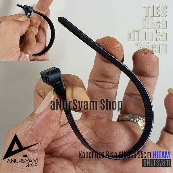 

Kabel Ties Bisa dibuka 25cm anursy44 Murah