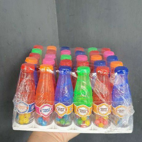 AAA - Permen Mainan Candy Ball Botol isi 30pc
