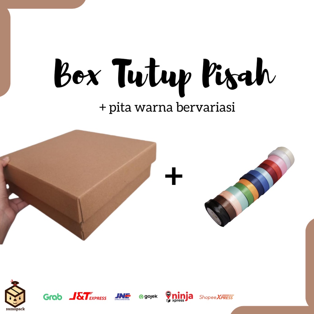 

Sumopack - Paket box corrugated box tambah pita/kotak packing/dus packing/packing/kotak kardus/kardus polos/kotak tutup pisah/kardus sepatu/kardus kado/box kado/gift box packaging/giftbox/kardus packing besar