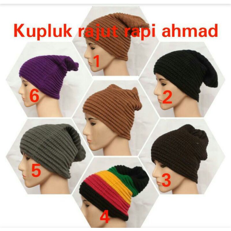 kupluk rajut rapi ahmad / kuplul rajut dewasa / kupluk rajut murah / kupluk rajut