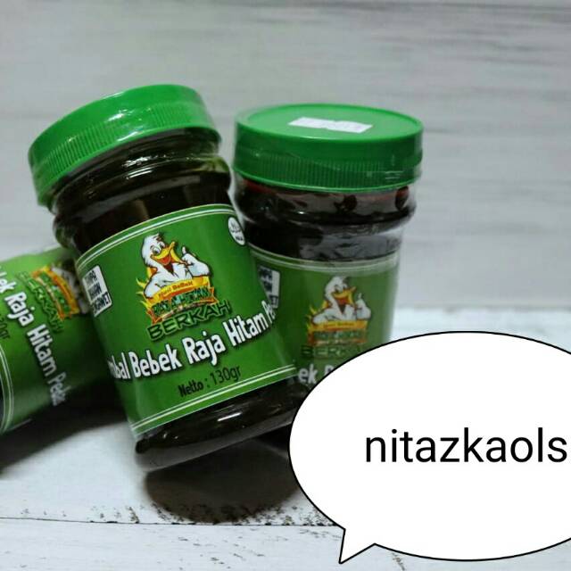 

Sambel hitam bebek pedas nikmat