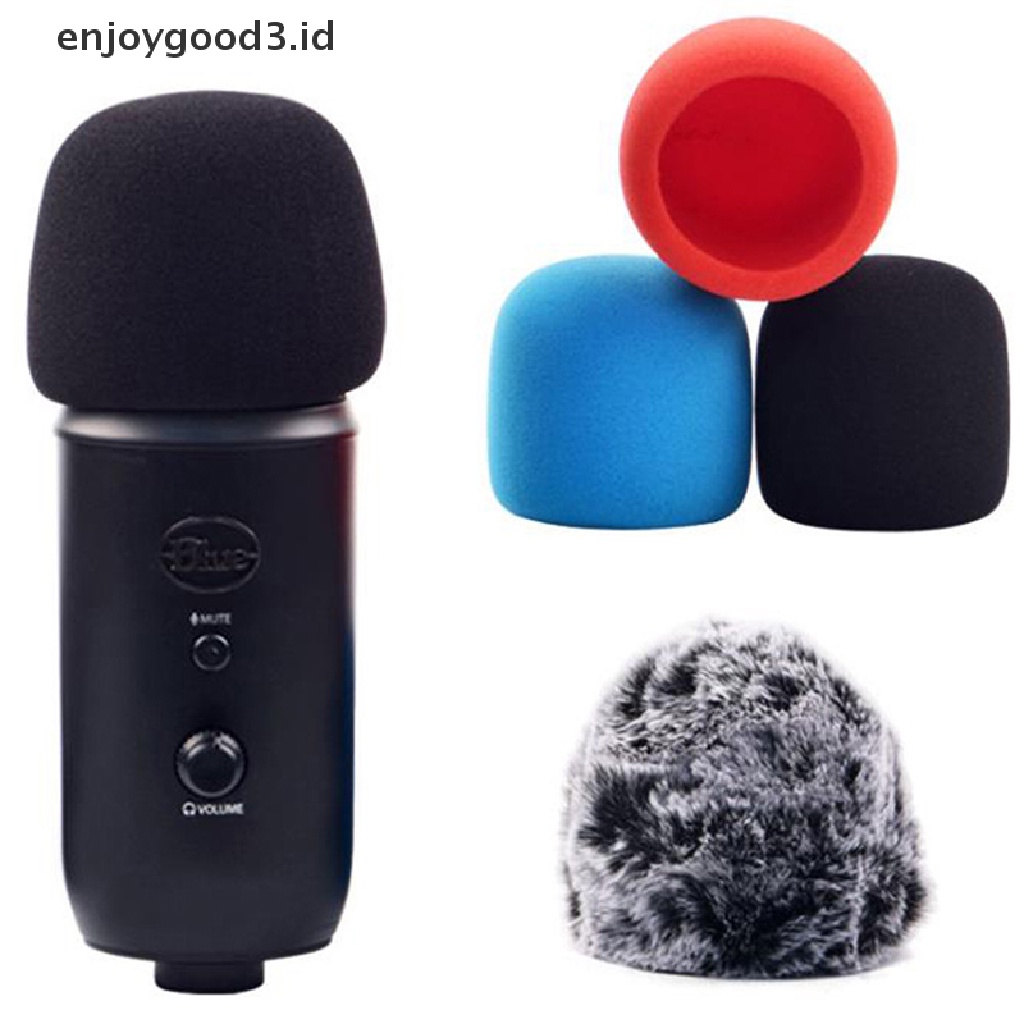 (Id) Busa Penahan Angin Untuk Mic Condenser Blue Yeti Pro (Dd)