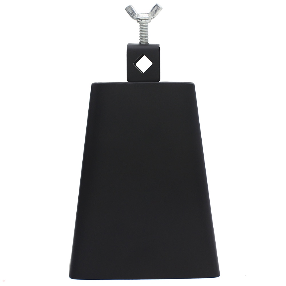 Alat Musik Perkusi Cattlebell Cowbell Bahan Metal Kuningan Warna Hitam Ukuran 6 Inci