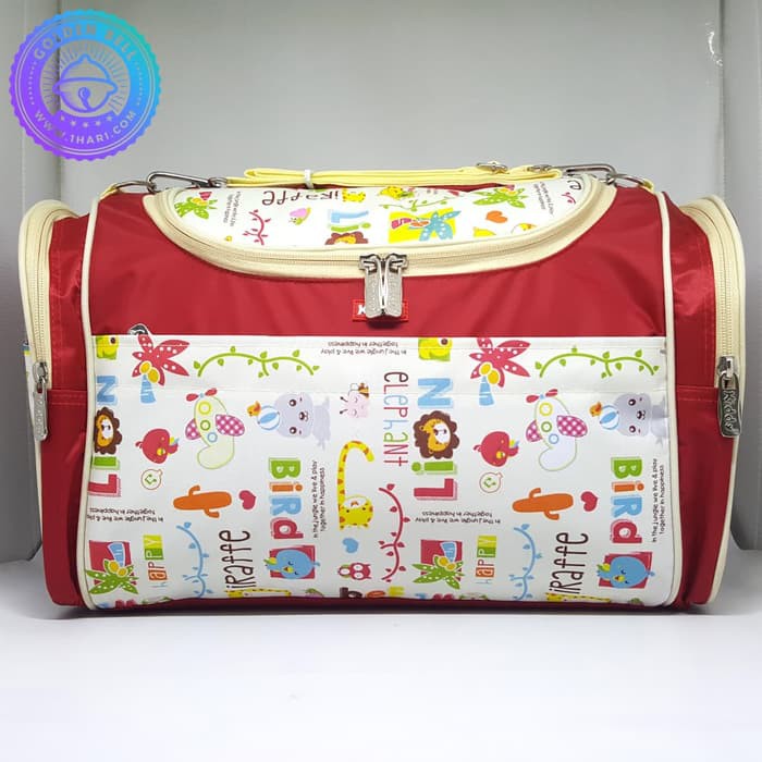 Tas Travel Bayi dan Anak Besar Kiddy Merah