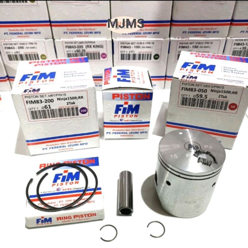 Seher Fim Ninja 150 R RR os Standar 50 100 150 200 250 300 piston Ninja 2 tak pin 15 Fim set plus ri