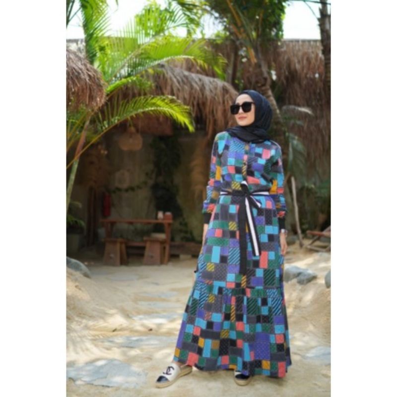 Patch Summer Dress Monel