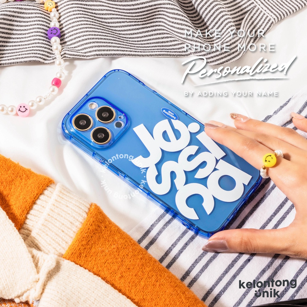 LANGSUNG KIRIM TANPA PO | (Seri 1) For iPhone - THE 80'S Neon Case - Premium Case Custom Nama