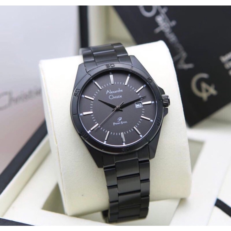 Alexandre Christie AC 1011 Jam Tangan Couple/Pria/Wanita Original AC1011 Rantai