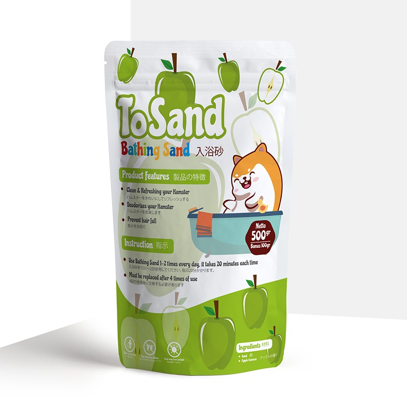 TOSAND Bathing Sand Pasir Mandi Hamster 500GR FREE 100GR