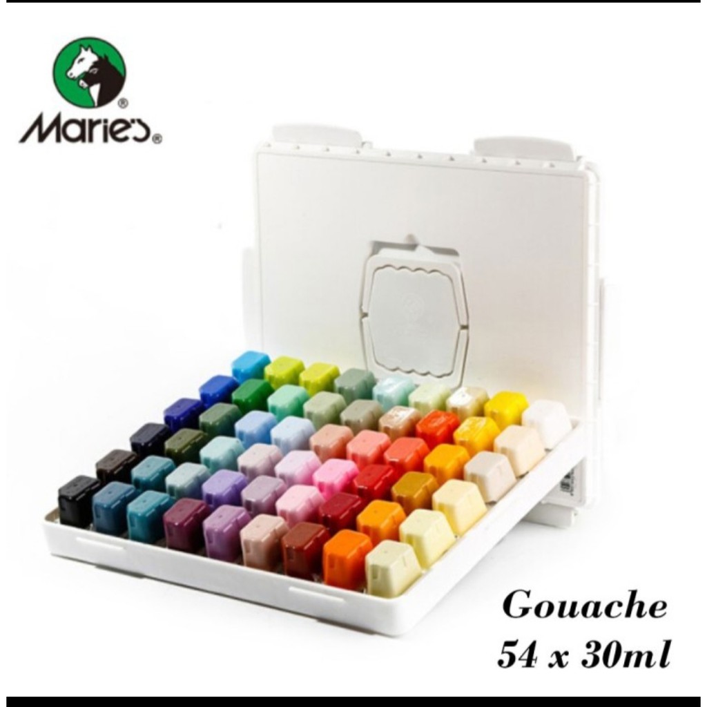 

maries cat gouache 54 warna 30 ml box himi